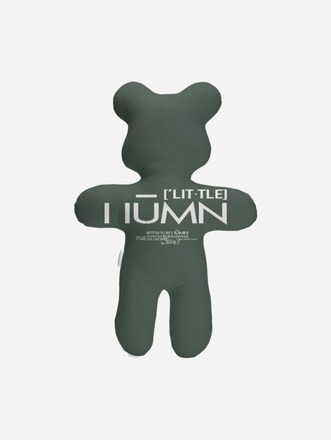 Feels Multi-Colored Stuffed Bear