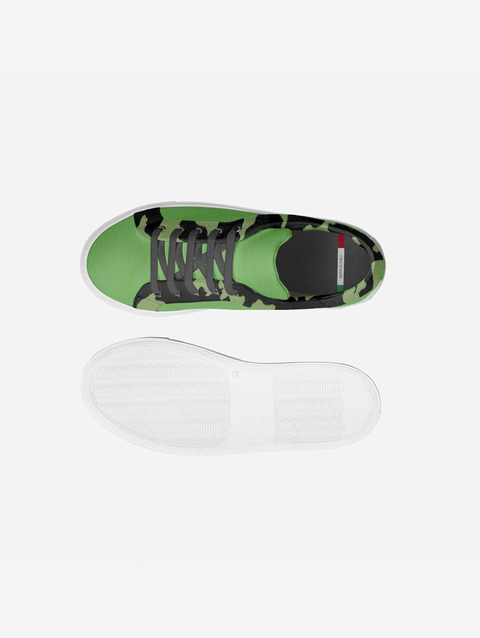 Little Nephew Green Camo Low-top Shoes