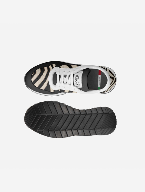 Little Ones Black White Print Low-top Shoes