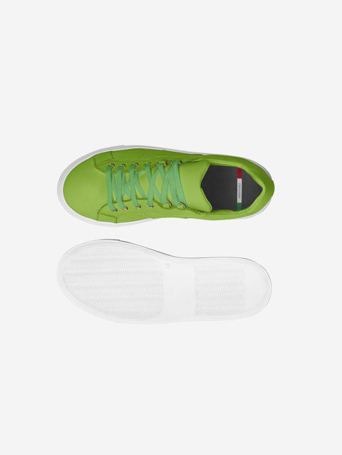 Little Humn Green WIZ Low Top Kids Shoes