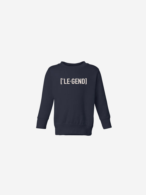 Little Humn Baby Toddler Navy Legend Sweatshirt