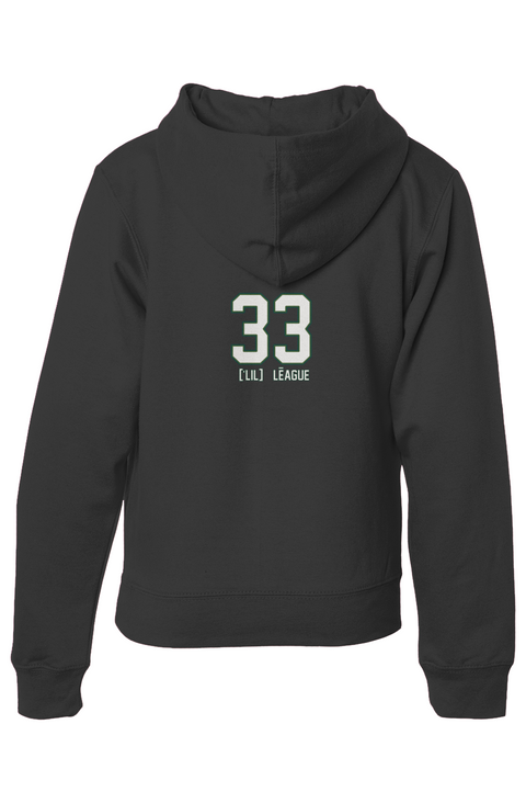 ['FUTURES] Youth Midweight Embroidered Hoodie BLK