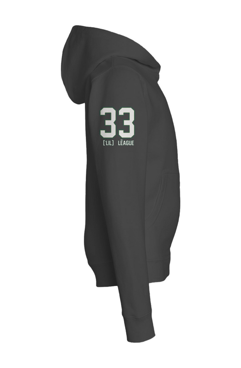['FUTURES] Youth Midweight Embroidered Hoodie BLK