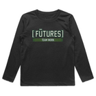 ['FUTURES] KIDS STAPLE L/S TEE BLK