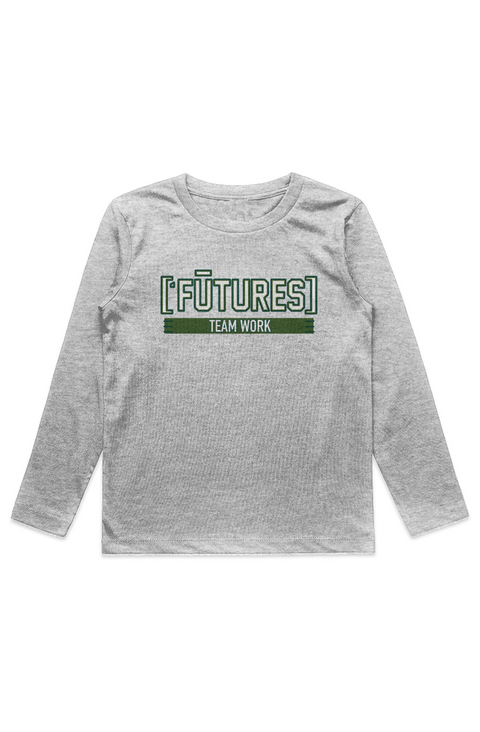 ['FUTURES] KIDS STAPLE L/S TEE GRA