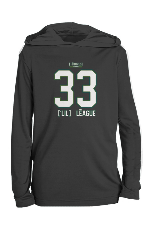 ['FUTURES] 33 Youth Hooded T-Shirt BLK