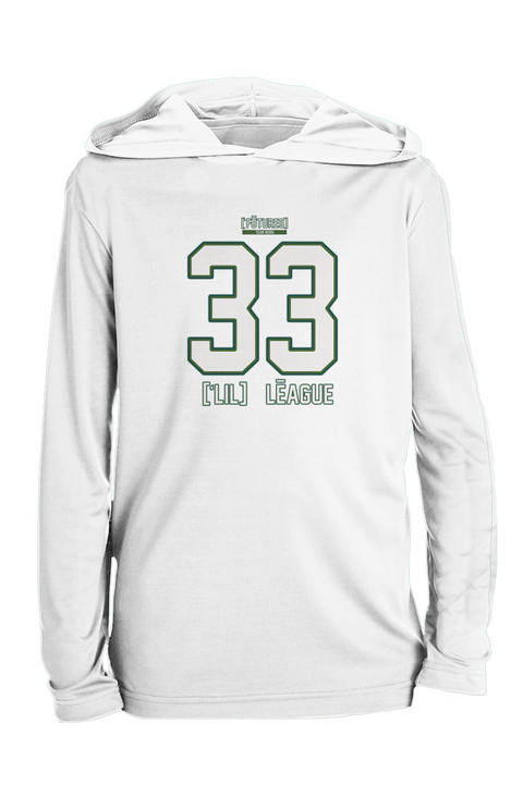 ['FUTURES] 33 Youth Hooded T-Shirt WHT