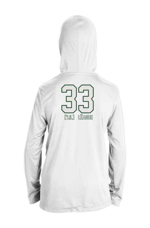 ['FUTURES] 33 Youth Hooded T-Shirt WHT