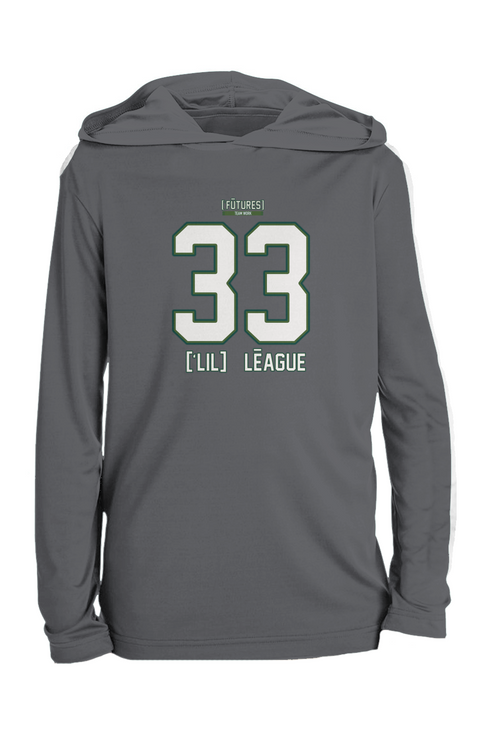 ['FUTURES] 33 Youth Hooded T-Shirt GRA
