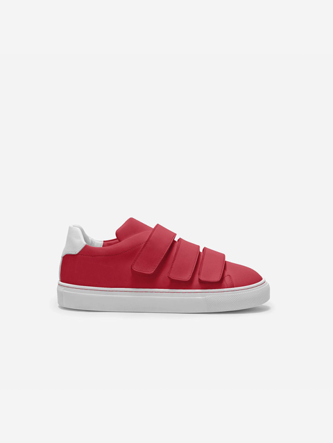 Little Boss Red Strap Low-top Shoes