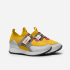 Little Brat Yellow Camo Red Low-top Sneakers