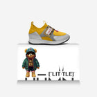 Little Brat Yellow Camo Red Low-top Sneakers
