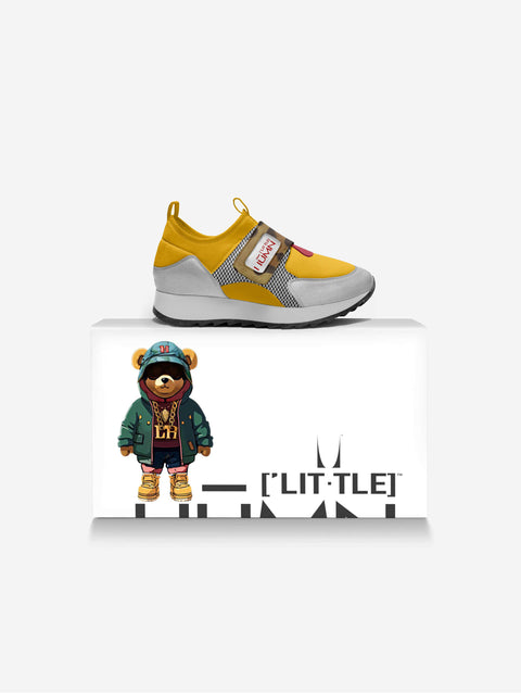 Little Brat Yellow Camo Red Low-top Sneakers