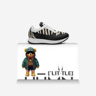 Little Ones Black White Print Low-top Shoes