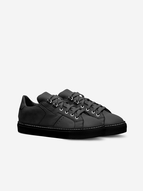 Little Rookies Black Low-top Shoes