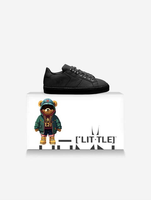 Little Rookies Black Low-top Shoes