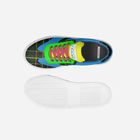 Little Rugratz Plaid Neon Blue Low-top Shoes