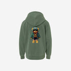 Little Humn Alpine Green Pigment Youth Hoodie