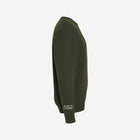A deep olive green crewneck sweatshirt featuring the ['TEEN] branding in black. Great for a rugged, outdoorsy style.