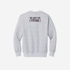Youth fleece sweatshirt in light ash gray, with the LH mascot design in black. A soft and versatile pick for daily wear.