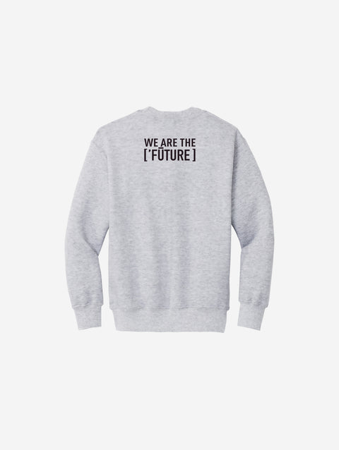 Youth fleece sweatshirt in light ash gray, with the LH mascot design in black. A soft and versatile pick for daily wear.