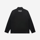 A classic black canvas jacket showcasing the 'LIL HU' logo on the chest. Perfect for everyday wear, with functional pockets and a clean, structured design.