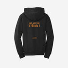 A bold black fleece pullover sweatshirt featuring the ['RO] bear graphic, perfect for keeping warm and looking effortlessly cool.
