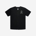 A sleek black baseball jersey featuring the 'Lil Hū' logo on the chest, offering a sporty and versatile style for casual wear.