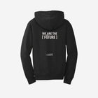 Sleek and stylish black fleece hoodie showcasing the iconic ['LH] logo, ideal for any casual occasion.