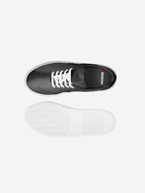 Little Humn Retro Black and White Peewee Kids Shoes