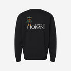 A sleek black crewneck sweatshirt showcasing the sharp ['TEEN] branding in a contrasting light font. A versatile staple for any wardrobe.