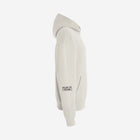 A bone-colored off-white hoodie with the bold text "[‘TĒĒN]" in black, minimalist design, featuring a pullover style.