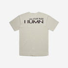 A classic bone-colored baseball jersey with the 'Lil Hū' logo on the chest, delivering a clean and timeless look with a sporty edge.