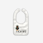 Little Humn Bone White Lil Hu Baby Bib