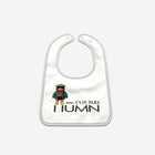 Little Humn Bone White Lil Hu Baby Bib