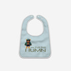 Little Humn Breeze Blue Lil Hu Baby Bib