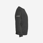 Youth fleece sweatshirt in a dark charcoal shade, featuring the playful LH mascot design in black. Cozy and stylish for any adventure.