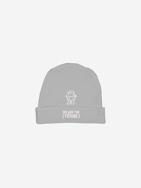 Little Humn Gray LH University Baby Rib Cap