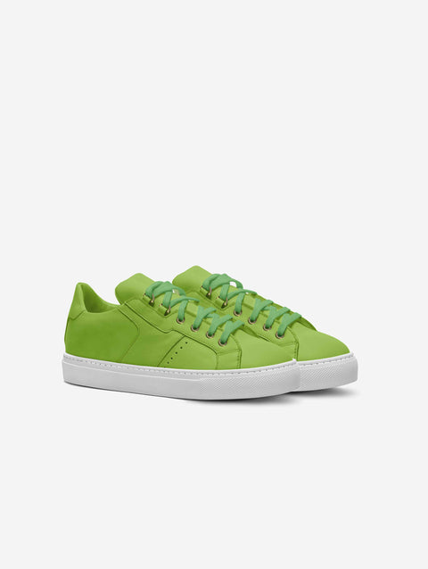 Little Humn Green WIZ Low Top Kids Shoes
