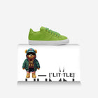 Little Humn Green WIZ Low Top Kids Shoes