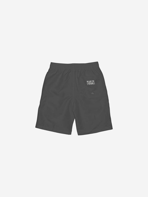 Little Humn Grey Lil Hu Bear Kids Trunks