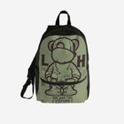 Little Humn GRN Green Canvas Backpack