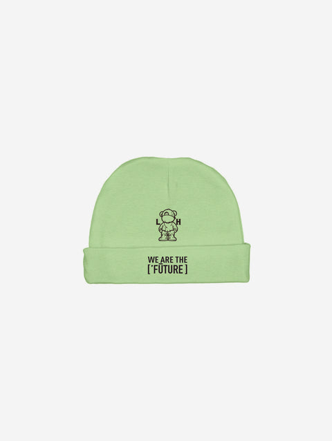 Little Humn Green LH University Baby Rib Cap