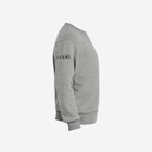 Youth fleece sweatshirt in athletic heather gray, displaying the iconic LH mascot design in black. Perfect for casual comfort.