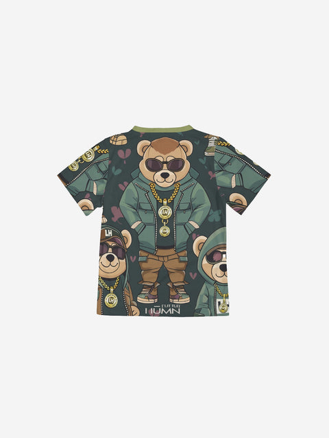 Little Humn Print Set Juniors Kids Shirt
