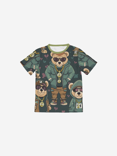 Little Humn Print Set Juniors Kids Shirt