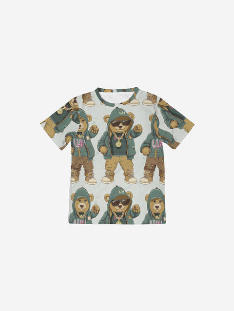 Little Humn Print Set Pip Squeeze Kids Shirt