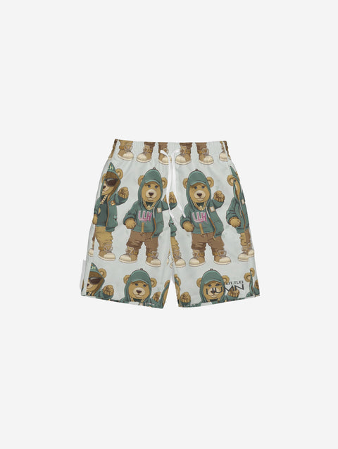 Little Humn Print Set Pip Squeeze Kids Trunks