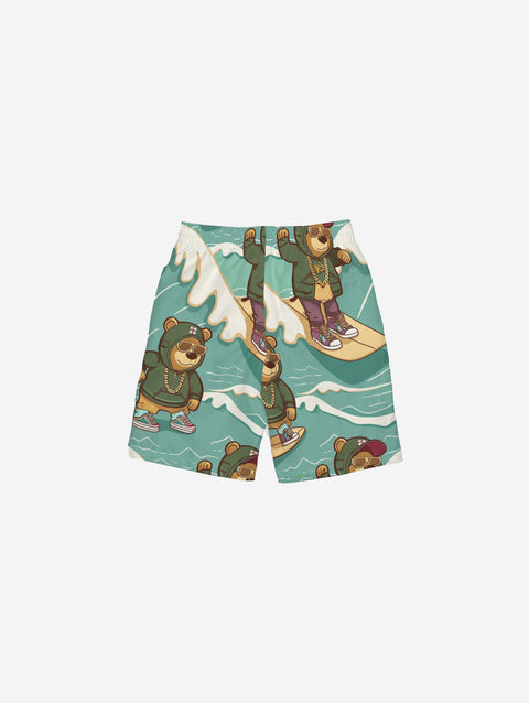 Little Humn Print Set Surf Kids Trunks
