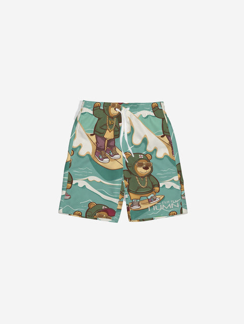 Little Humn Print Set Surf Kids Trunks